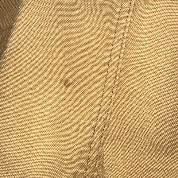 Vtg LL Bean  Chore Coat Barn Field Canvas Jacket Primaloft Flannel Lined - Picture 14 of 16